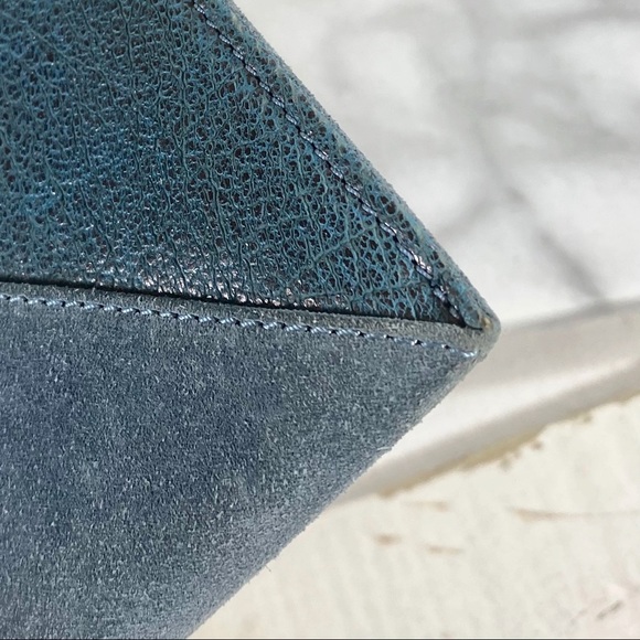 |SOLD| Jimmy Choo Leather & Suede Envelope Clutch/Pouch - Picture 10 of 10